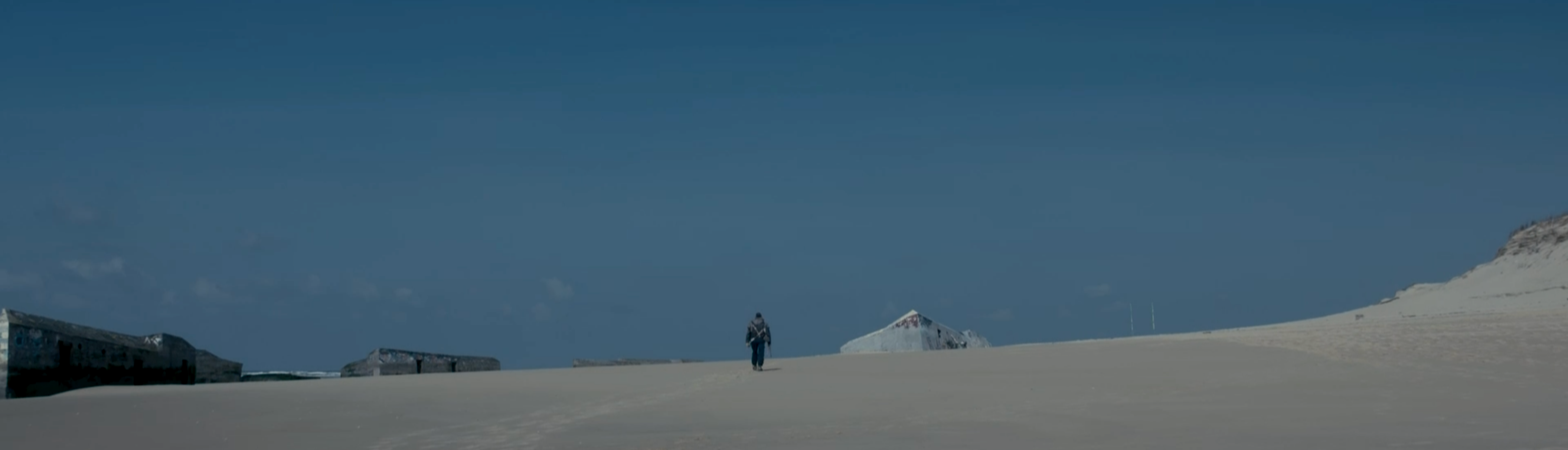 Court métrage le dernier homme Hélios plage du Cap-Ferret en Gironde